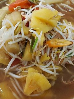 Hình của món Canh chua cá hồi.