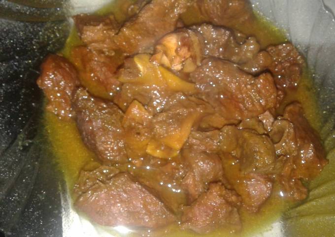 Semur Daging mudah