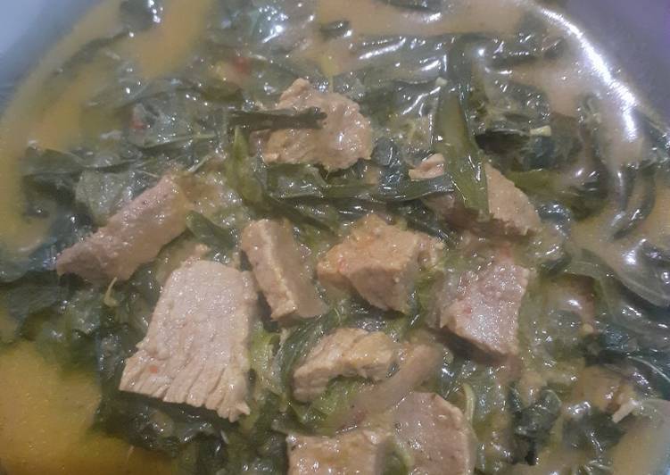 Gulai Daun Singkong Bumbu Jadi