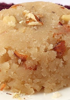 A picture of Suji ka Halwa.