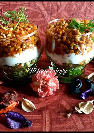 A picture of Sprouts Tri-colour Chaat.