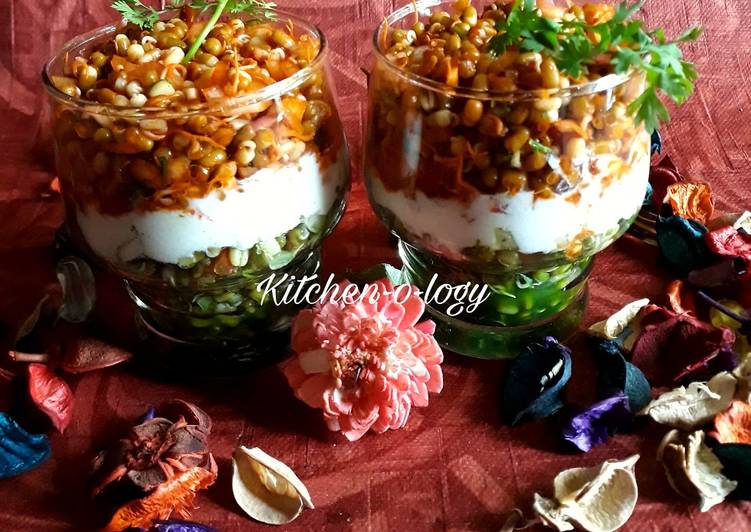 Recipe of Speedy Sprouts Tri-colour Chaat