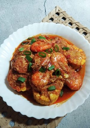 Foto resep Udang saus Padang