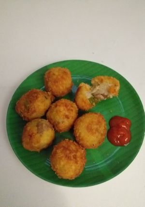 Foto resep Bitterbalen Makaroni Keju