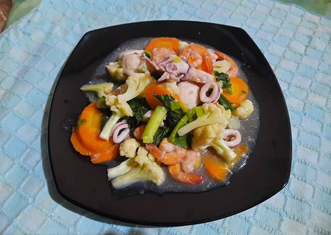 Resep Capcay Seafood By Bunda 💕 Oleh Indah Indarsari Cookpad