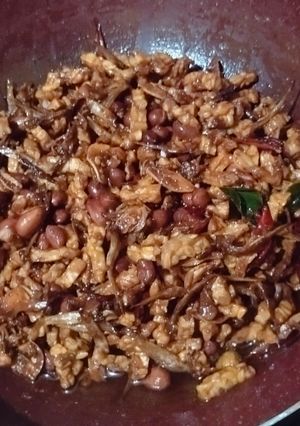 Foto resep 28. Kering Tempe Kacang dan Teri