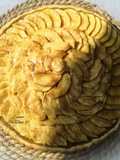 Apple Tart with Cinnamon Applesauce and Pastry Cream