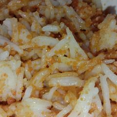 A picture of Mithi bhaat.