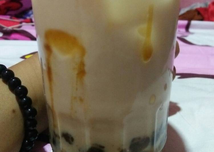 Brown sugar boba milk