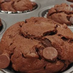 A picture of Chocolate Chip Banana Muffins.