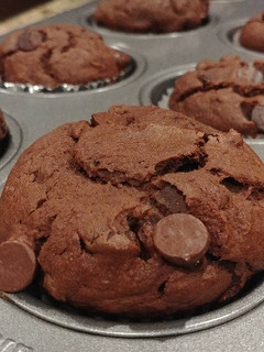 A picture of Chocolate Chip Banana Muffins.