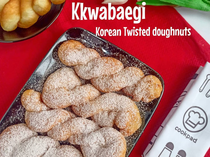 Resep Korean Twisted Doughnuts (Kkwabaegi) Anti Gagal