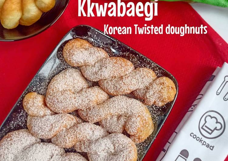 Resep Korean Twisted Doughnuts (Kkwabaegi) Anti Gagal