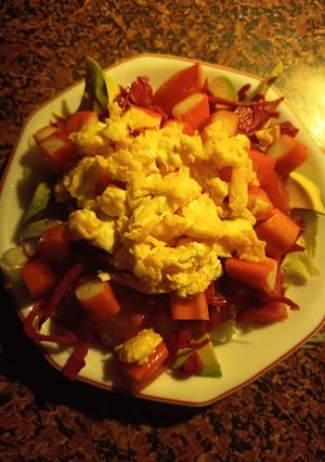 Una foto de Ensalada de Lombarda y Huevo