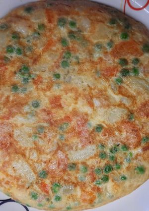 Una foto de Tortilla de patatas diferente