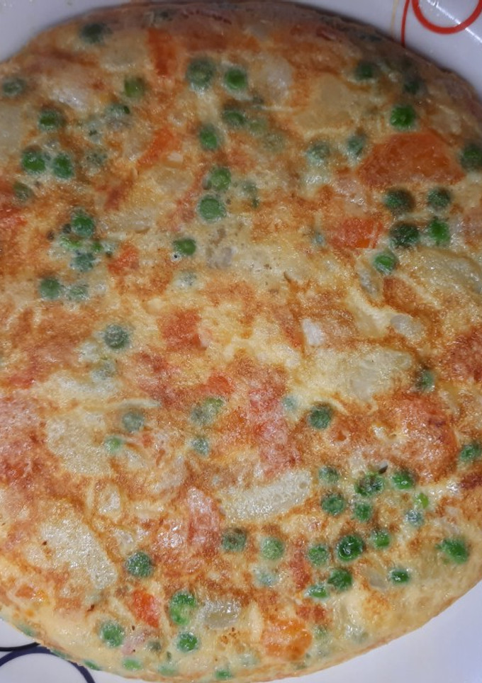 Una foto de Tortilla de patatas diferente