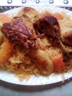 صورة لوصفة الرشتة الساهلة أو دويدة مفورة