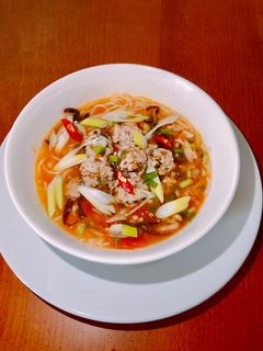 Hình của món Bún mộc cà chua 🍅.