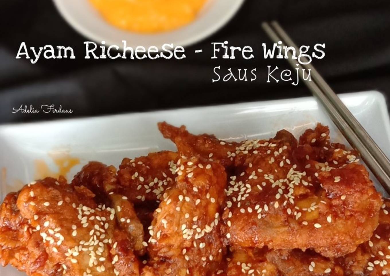 Ayam Richeese - Fire Wings Saus Keju