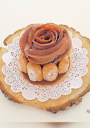 Une photo de Gâteau de crêpes au chocolat