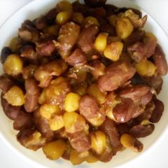 A picture of Fried githeri.