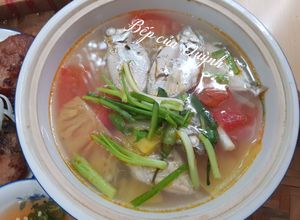 Hình của món Canh cá nấu thơm cà.