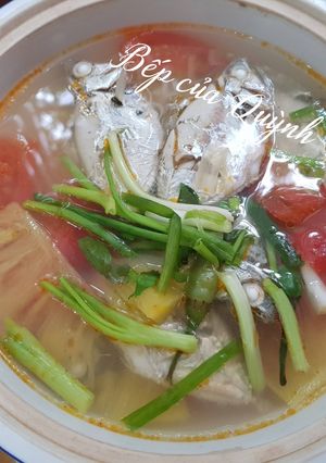 Hình của món Canh cá nấu thơm cà.