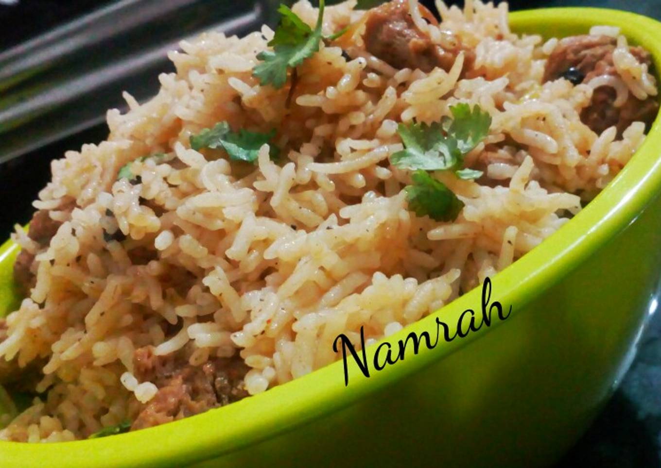 Soya masala biryani