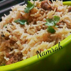 A picture of Soya masala biryani.