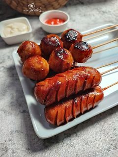 Foto resep Sosis & Bakso Bakar (Teflon)