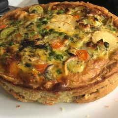 A picture of Vegetable Quiche.