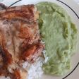Puré de espinaca