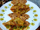 Pizza Paratha (without onion & garlic)