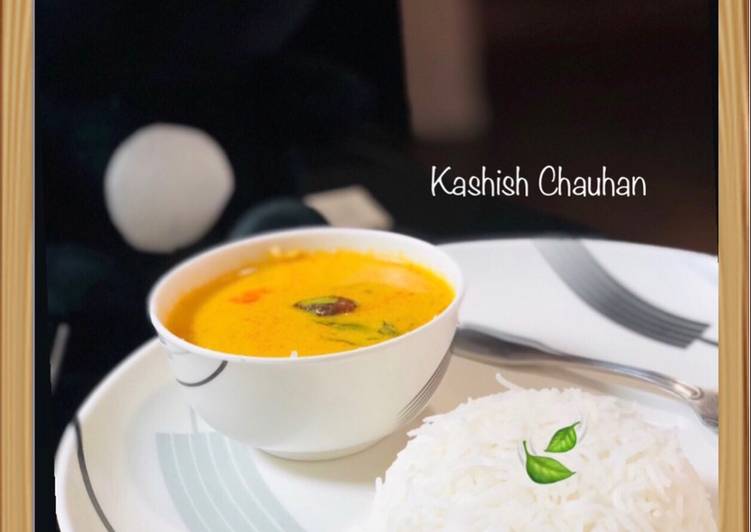 Kadhi chawal (rice)