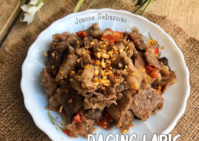 Daging Lapis Cabe Garam -Keto