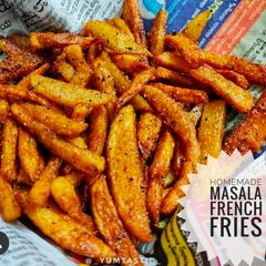 A picture of Masala French fries.