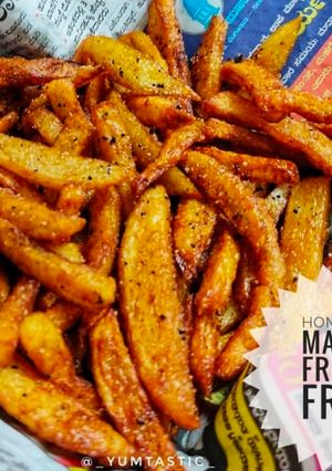 A picture of Masala French fries.
