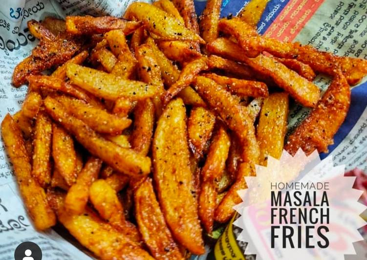 Step-by-Step Guide to Cook Tasty Masala French fries