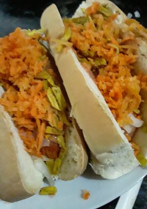 Una foto de Perro caliente / hot doc caseros rápido y ricos