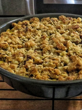 Easy Ways Prepare|Recipe} Pumpkin pie with pecan crumble topping the Can Spoil the Tongue, Delicious