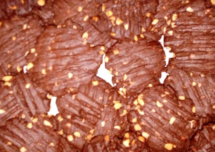 Chocolate peanuts cookies