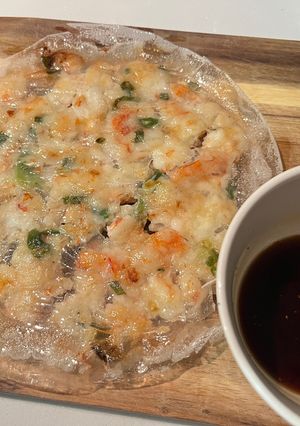 Foto resep Rice paper shrimp pancake