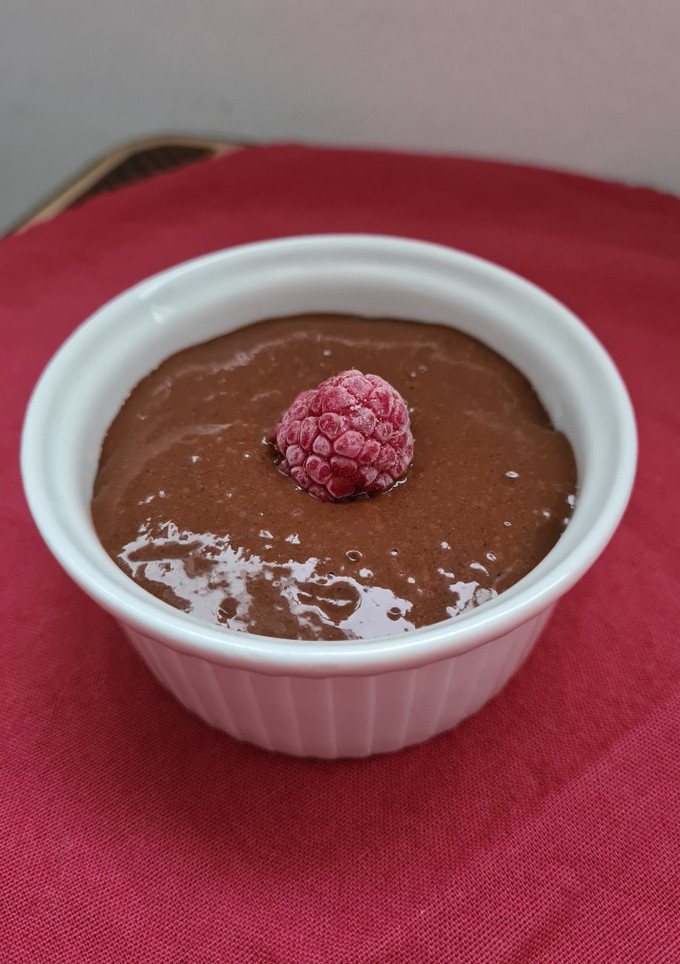 Una foto de Natilla de chocolate (pero sin culpa)
