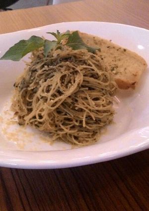 Foto resep Angel Hair Basil Pesto