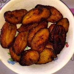 A picture of Ginger Fried Plantain.