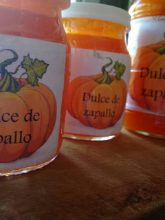 Una foto de Dulce de zapallo