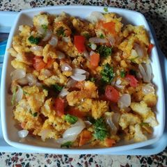 A picture of Bread poha.