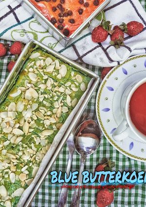 Foto resep Blue butterkoek
