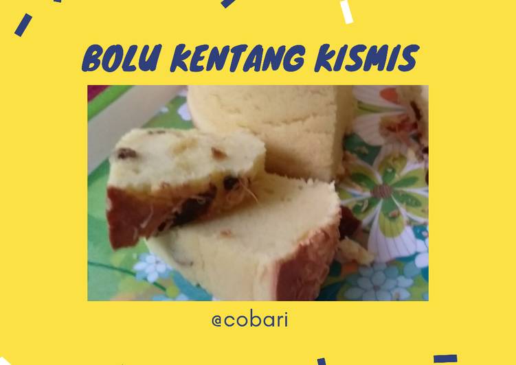 Bagaimana Membuat Cake kentang kismis, Enak Banget