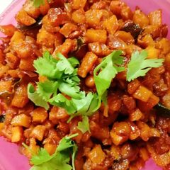 A picture of Carrot curry.